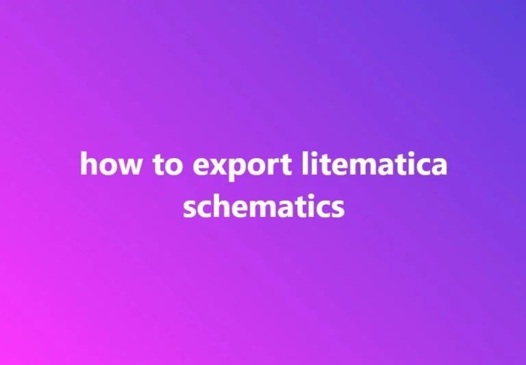 Introduction to Litematica & Schematics for Minecraft Building Blueprints